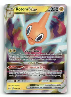 Rotom VSTAR 046/159 - Crown Zenith - Pokemon Card NM/M - Image 1