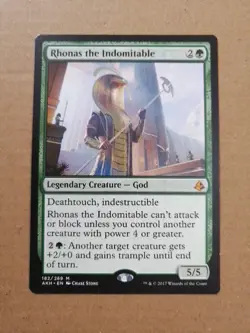 MTG Rhonas the Indomitable - 182 / English / Lightly Played Like Yomama - Image 1