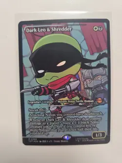 Dark Leo & Shredder (Showcase) [TMT - 289] - NM [Foil] TCG MTG - Image 1