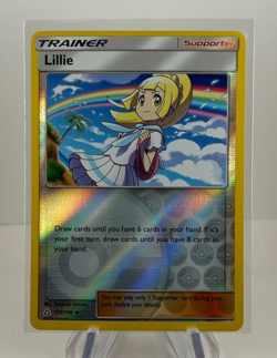 Lillie 125/156 Reverse Holo Sun & Moon Ultra Prism Set Pokemon Card 2018 NM - Image 1
