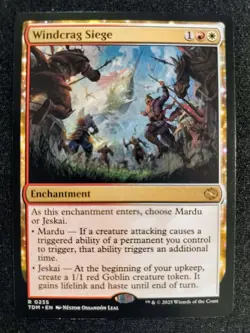 MTG Windcrag Siege 0235 Tarkir: Dragonstorm NM - Image 1