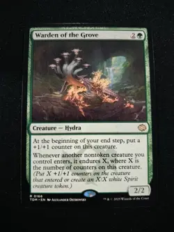 MTG Warden of the Grove 0166 Tarkir: Dragonstorm NM - Image 1