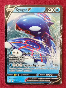 CARTE POKEMON - SET de BASE - KYOGRE V 037/159 - (FR) NEAR MINT - Image 1