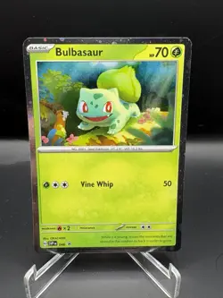 2023 Scarlet & Violet Promos Bulbasaur #46 Cosmos Holo Pokemon Card - Image 1