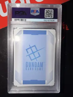 Bandai Gundam Card Game Rau Le Creuset GD03 Rare+ Holo #091 EN PSA 10 Pop 1 - Image 2