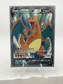 Pokemon TCG Charizard v Brilliant Stars Holo Ultra Rare Card 153/172 NM - Image 1