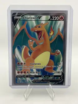 Pokemon TCG Charizard v Brilliant Stars Holo Ultra Rare Card 153/172 NM - Image 2