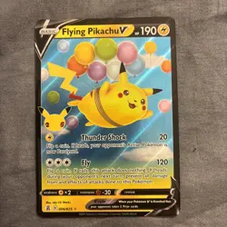 Pokemon TCG Flying Pikachu v Celebrations Holo Ultra Rare Card 006/025 - Image 1