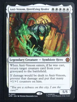 Anti-Venom Horrifying Healer - SPM - Mtg Card #22K - Image 1