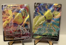 Regieleki V & VMAX 58/195 + 175/195 Silver Tempest Pokemon 2 Card Lot - Image 1