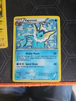 Jolteon BW91 and Vaporeon BW89 Holo Promo Pokemon Cards NM - Image 3