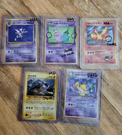 Holo Japanese Vintage Pokemon Card Lot - Image 1