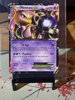 Pokemon TCG Mewtwo EX BW45 Holo Black Star Promo Card - Image 1