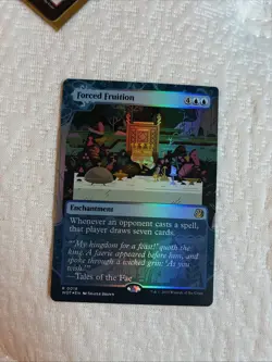 MTG, Forced Fruition FOIL 18 NM Wilds of Eldraine: Enchanting Tales Foil - Image 1