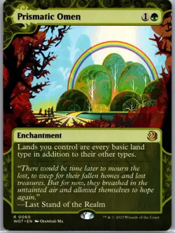 Prismatic Omen R Wilds of Eldraine: Enchanting Tales 60 NM Normal - Image 1