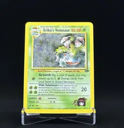 Pokemon TCG Erika's Venusaur Gym Challenge Holo Card 4/132 - Image 2
