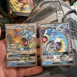 Pokemon TCG GX Holo Lot (2) - Gyarados - Crimson Invasion 18/111 16/68 - Image 1