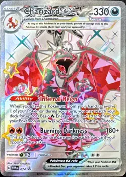 Pokemon Charizard ex 74 - Scarlet & Violet Black Star Promos - NM - Image 1