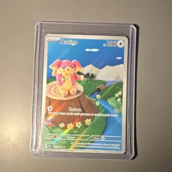 Pokemon Audino Illustration Rare Holo 151/086 SV11B Black Bolt 100 HP Basic TCG - Image 1