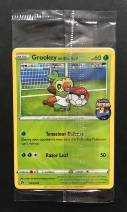 Grookey On The Ball 003/005 Futsal Pokemon Card PROMO UK Exclusive NEW SEALED - Image 1