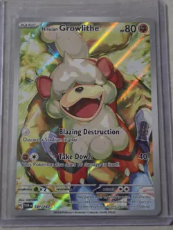 Pokemon TCG Hisuian Growlithe Twilight Masquerade 181/167 - Image 3