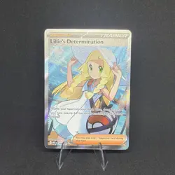 Lillie's Determination Holo Ultra Rare ME01: Mega Evolution 169/132 NM Pokemon - Image 1