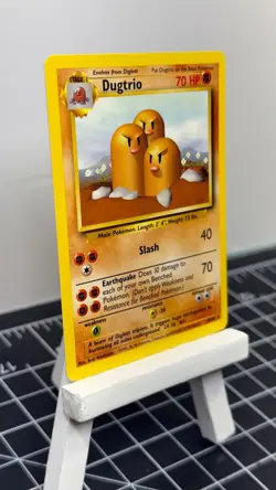 Dugtrio 19/102 Pokemon TCG: Base Set Unlimited NM - LP - Image 3