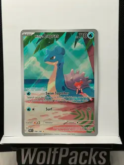 Pokemon TCG Destined Rivals - Misty's Lapras 194/182 Illustration Rare Holo - Image 1
