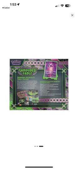 (3) Shrouded Fable Pokemon ETB Elite Trainer Factory Sealed Box - Image 3