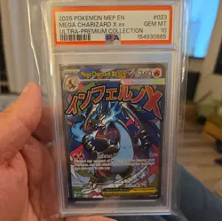 Mega Charizard X ex 023 - PSA 10 - Pokemon TCG - UPC Black Star Promo - Image 1