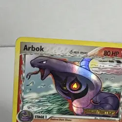 Damages Pokemon Arbok 13/101 Dragon Frontiers Delta Species Holo 80HP stamped - Image 2