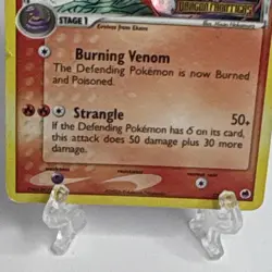 Damages Pokemon Arbok 13/101 Dragon Frontiers Delta Species Holo 80HP stamped - Image 5