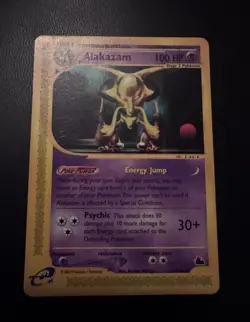2003 Pokemon TCG Skyridge Alakazam 2/144 Rare Non Holo - Image 1