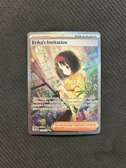 Pokemon TCG Erika's Invitation 203/165! NM Condition! See Description! - Image 1