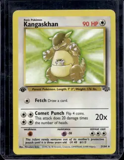 Kangaskhan 21/64 1st Edition Jungle Rare WOTC Vintage Pokemon - Image 1