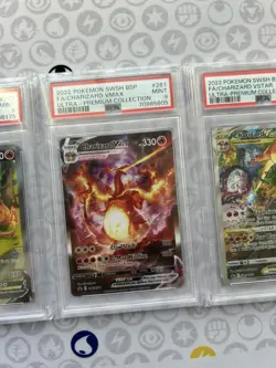 Charizard V SWSH260 VMAX261 VSTAR262 Psa 9 SET Charizard UPC PROMO Pokemon - Image 3