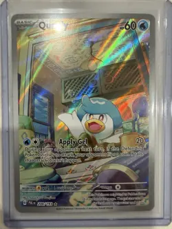 Pokemon TCG Quaxly 206/193 Paldea Evolved Illustration Rare Holo 60 HP - Image 5