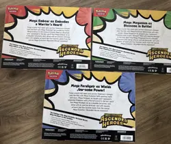 Pokemon TCG - Ascended Heroes Ex Box X3 (Full Set) Brand New & Sealed - Image 3