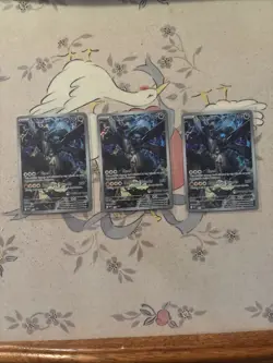 Pokemon TCG N’s Zekrom Mega Evolution Promo 031 Pokemon Center Stamp X 3 . - Image 1