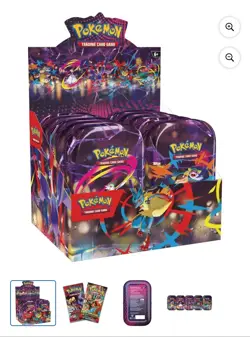 SEALED Pokemon TCG: Mega Evolution Heroes Mini Tins Display (Set Of 10) - Image 1