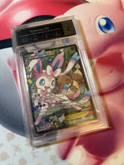 2016 Pokemon XY Gen. Radiant Collection #RC32 FA/Sylveon EX PCG 2 Poor - Image 1