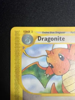 Pokemon TCG Dragonite 043/165 Expedition Base Set Non Holo Rare 2002 100 HP - Image 2