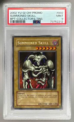 2002 Yu-Gi-Oh! Promo 2 Summoned Skull PSA 9 73752212 - Image 1