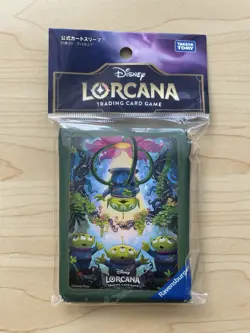 ​Disney Lorcana Official Card Sleeves Toy Story Aliens Little Green Men Japan - Image 1