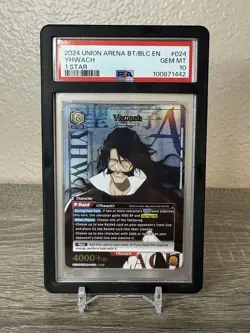 Yhwach 024 SR* Foil UE01BT/BLC-1-024 Super Rare 1-Star Union Arena Bleach PSA 10 - Image 1