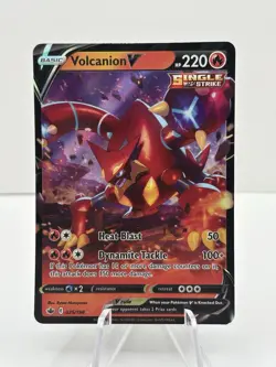 Volcanion V 25/198 Rare Holo V | Chilling Reign | Pokemon Card - Image 1