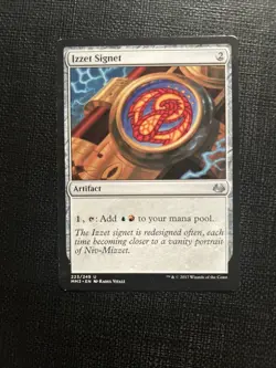 FOIL NM IZZET SIGNET Modern Masters 2017 #223 MM3(NM)(MTG) - Image 1