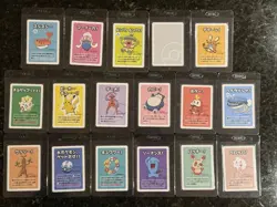 Pokemon Old Maid Super High Tension Complete Set 19 Cards Pikachu Snorlax - Image 1