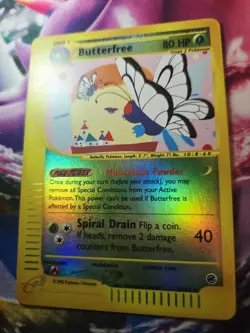 Butterfree - EX: Expedition (5/165) e-Reader Reverse Holo Rare Pokemon Card HP - Image 1