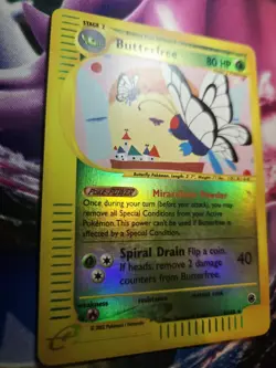 Butterfree - EX: Expedition (5/165) e-Reader Reverse Holo Rare Pokemon Card HP - Image 2